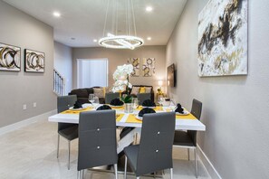 Townhome, 4 Bedrooms | In-room dining - Summerville Resort - 2647 Sunrise Shores Dr (Kissimmee)