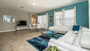 Villa, 6 Schlafzimmer | Wohnbereich