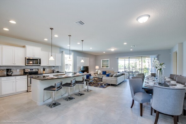 Villa, Multiple Beds | Living area