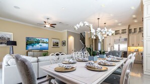 Villa, Multiple Beds | In-room dining
