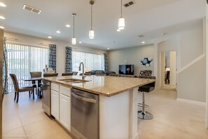 Villa, Multiple Beds | Private kitchen