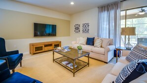 Villa, Multiple Beds | Living area - Windsor at Westside - 8889 Qin Loop (Kissimmee)