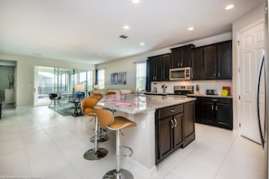 Villa, varias camas | Cocina privada