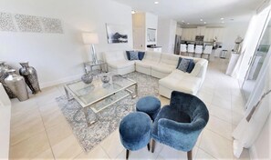 House, 6 Bedrooms | Living area - Encore Resort at Reunion - 7727 Fairfax Drive (Kissimmee)