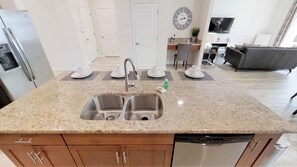 House, 6 Bedrooms | Private kitchen | Microwave, dishwasher - Storey Lake - 4720 Sleepy Hollow Dr (Kissimmee)