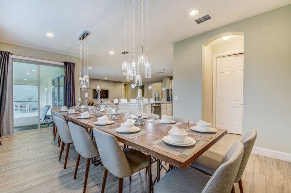 Villa - flere senge | Spisning på værelset