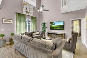 House, Multiple Beds | Living area