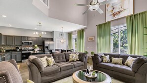 House, Multiple Beds | Living area - Emerald Island Resort - 8491 Oasis Key Cove (Kissimmee)