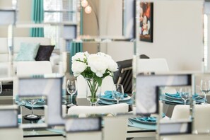 Ferienhaus, Mehrere Betten | Restaurant