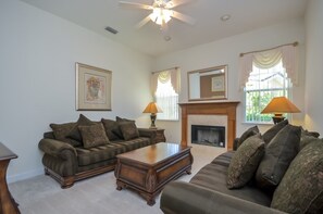 Villa, Multiple Beds | Living area