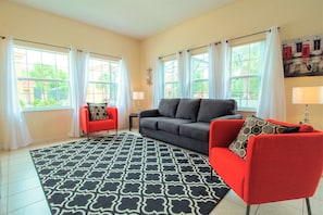 Maison en rangée, 4 chambres | Aire de séjour