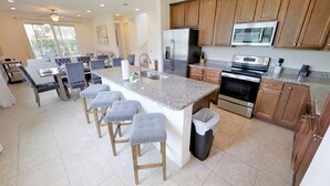 House, Multiple Beds | Private kitchen