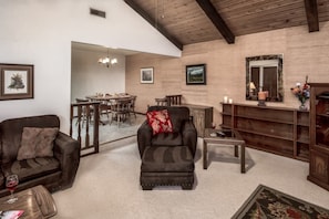 Cabin, 2 Bedrooms | Living area - Ruidoso - 100 Hull Rd. #2 (Ruidoso)