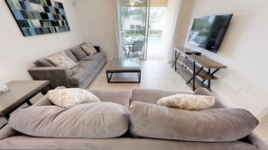 House, Multiple Beds | Living area