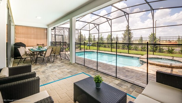 Villa, Multiple Beds | Porch - Solara Resort - 9029 Sunshine Ridge Loop (Kissimmee)