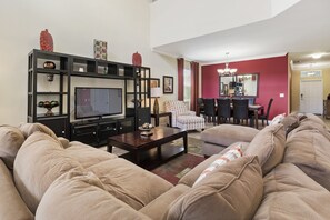 Villa, 5 habitaciones | Área de sala de estar