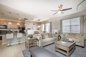 Villa, Multiple Beds | Living area