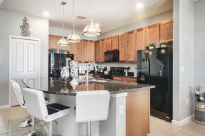 Villa, Multiple Beds | Private kitchen