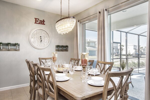 Villa, Multiple Beds | In-room dining