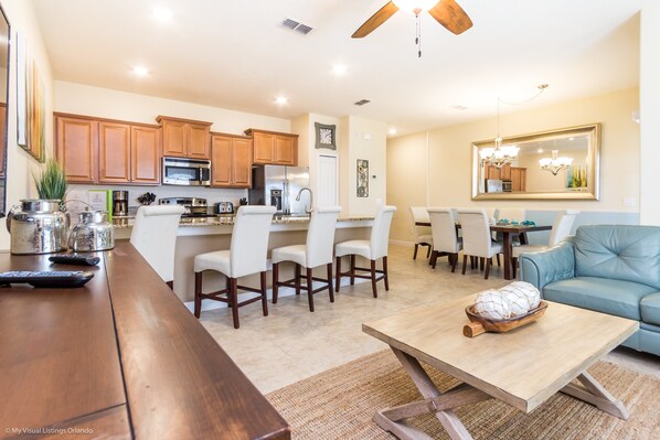 Townhome, 4 Bedrooms | Living area - Storey Lake - 4796 Clock Tower Drive (Kissimmee)