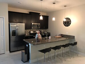 House, 5 Bedrooms | Private kitchen | Microwave, dishwasher - Storey Lake - 4890 Romeo Circle (Kissimmee)