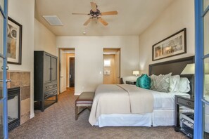 1 habitación, tabla de planchar con plancha, internet y ropa de cama