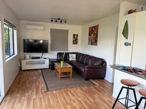 Smart-TV, Netflix, DVD-Player, Bücher