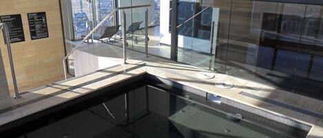 Indoor pool, a heated pool