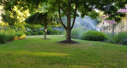 Buxton Gardens by the River
Country style home, river flowing thru the backyard