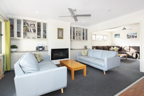 Pioneer house -large group urban escape. Playground and gas log fireplace.