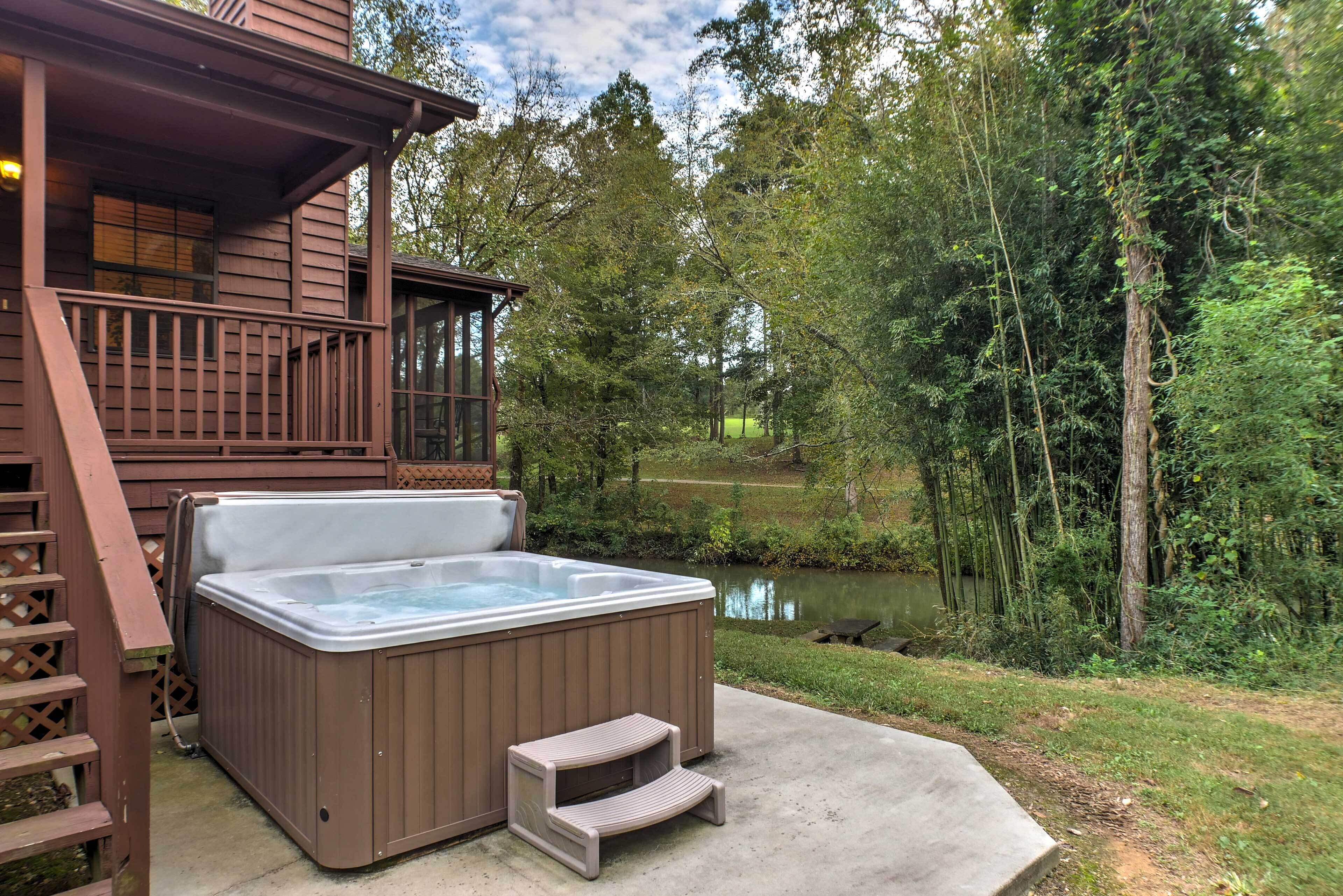 Bain à remous extérieur