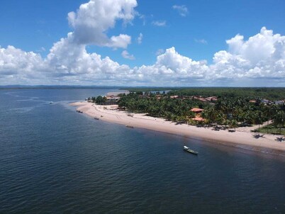 house with 3 rooms inside the beach