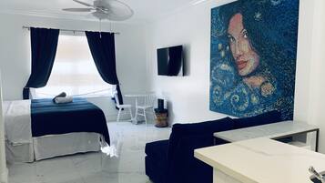 1 chambre, bureau, fer et planche Ă repasser, Wi-Fi gratuit