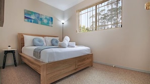 3 bedrooms, iron/ironing board, travel cot, free WiFi