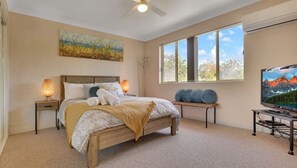 3 bedrooms, iron/ironing board, travel cot, free WiFi