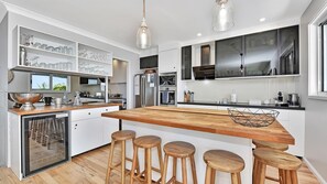 Fridge, microwave, oven, stovetop - Spacious, Stylish home with panoramic waterviews (Corlette)