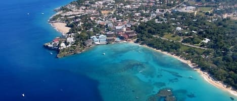 靠近海滩、沙滩毛巾