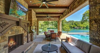 LLEGAR A ELITE EN LAKE AUSTIN ESTATE | Hasta 15 camas | Frente al lago | Mejor backyrd