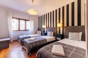 6 chambres, fer et planche Ă repasser, Wi-Fi, draps fournis