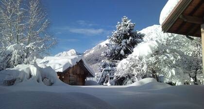 Maalaistalo vuorilla + SPA - lähellä hiihtokeskuksia - lähellä Annecy-järveä
