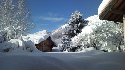 Country house in mountain leant on "Bauges" natural park