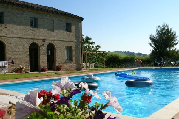 Villa and pool