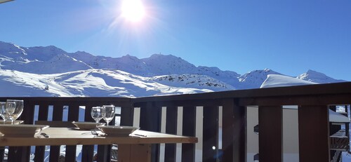 Pied des pistes, 2 chambres séparées,WIFI, la Reine Blanche