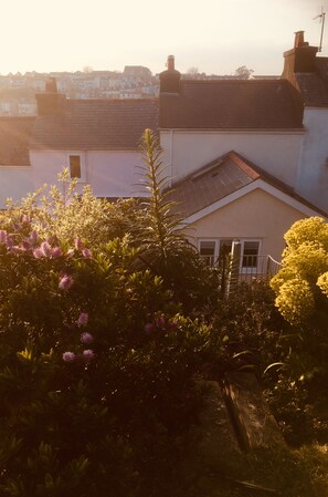 Property grounds - Stylish family cottage with stunning views of Brixham harbour. Dogs welcome. (Brixham)
