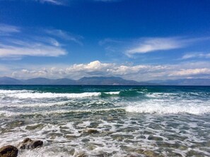 Beach nearby, sun loungers, beach towels -  Our small seafront paradise !!! (Akrata)