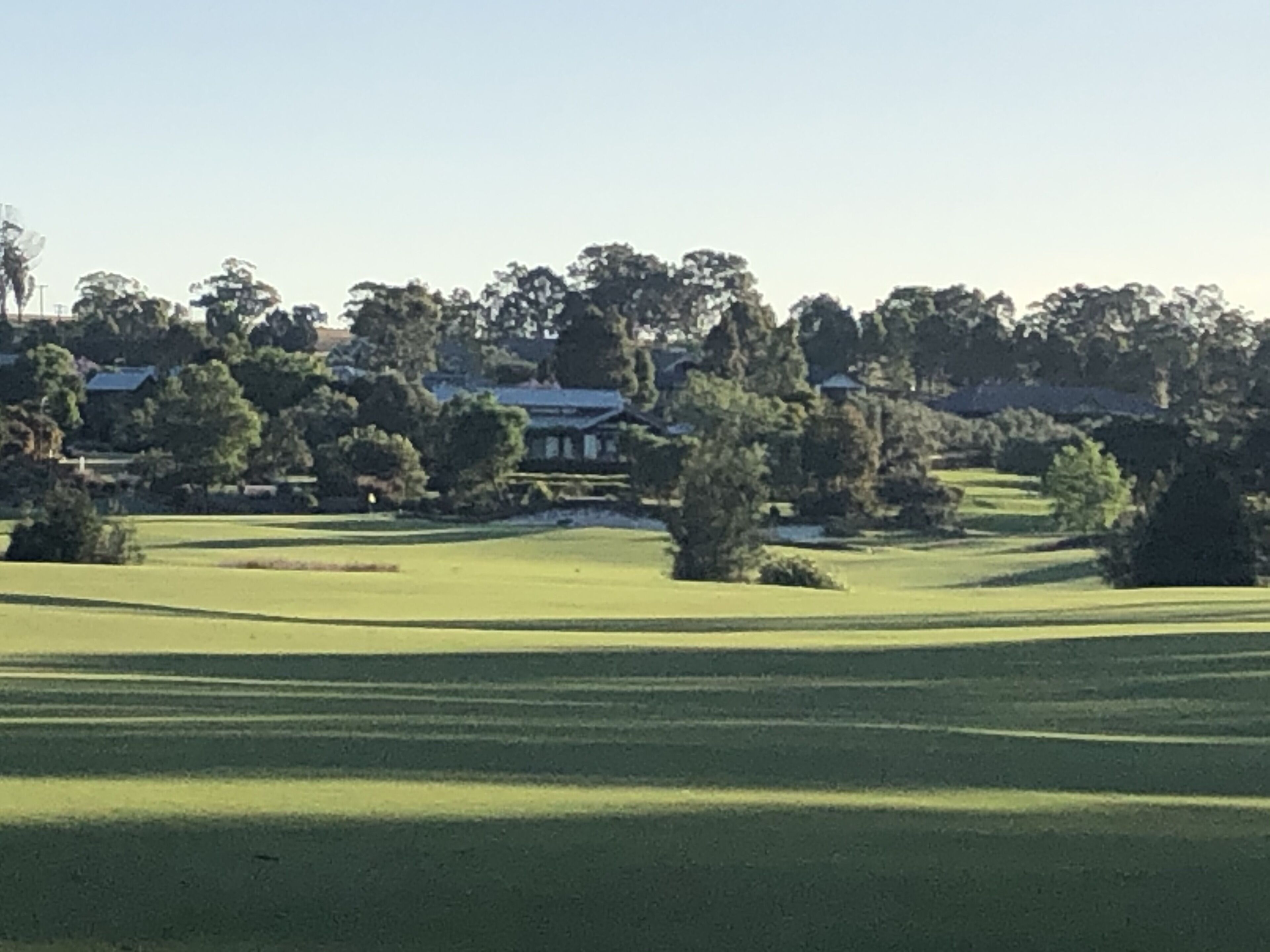 Utsikt mot golfbane