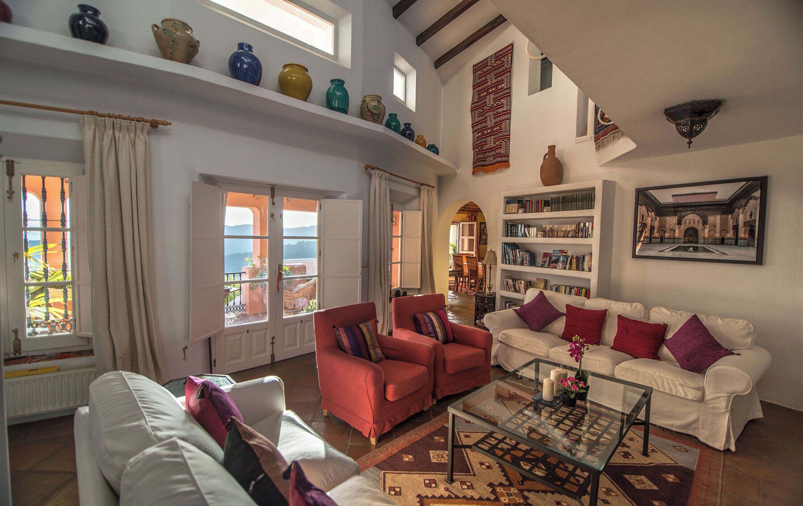 Smart TV, fireplace, video games, DVD player