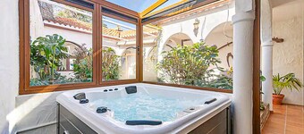 Luksuriøs kanarisk hytte med boblebad, grill, gratis WIFI, satellitt-TV og mye mer