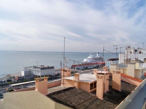 Blick von der Unterkunft