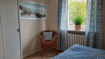 3 sovrum, värdeförvaringsskåp på rummet och strykjärn/strykbräda